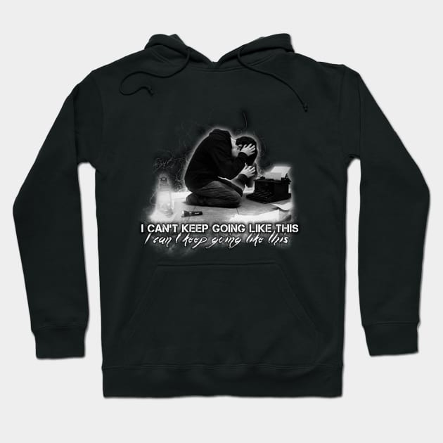 Alan Wake 'I can't keep going like this....' - black version Hoodie by EmmeGray